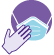 Don't touch mask once on