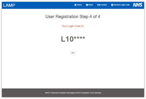 How to complete your LAMP testing registration