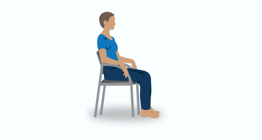 Person sitting in chair