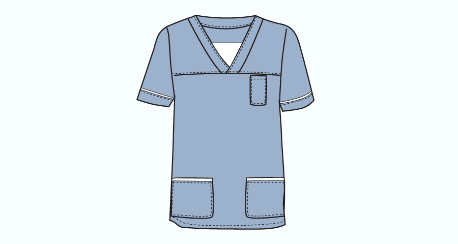Healthcare assistants uniform