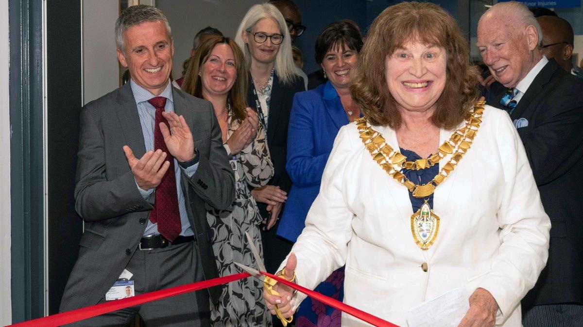Staff, patients and local stakeholders gathered for the ribbon cutting of Solihull’s new Urgent Treatment Centre on Tuesday 27 June 2023