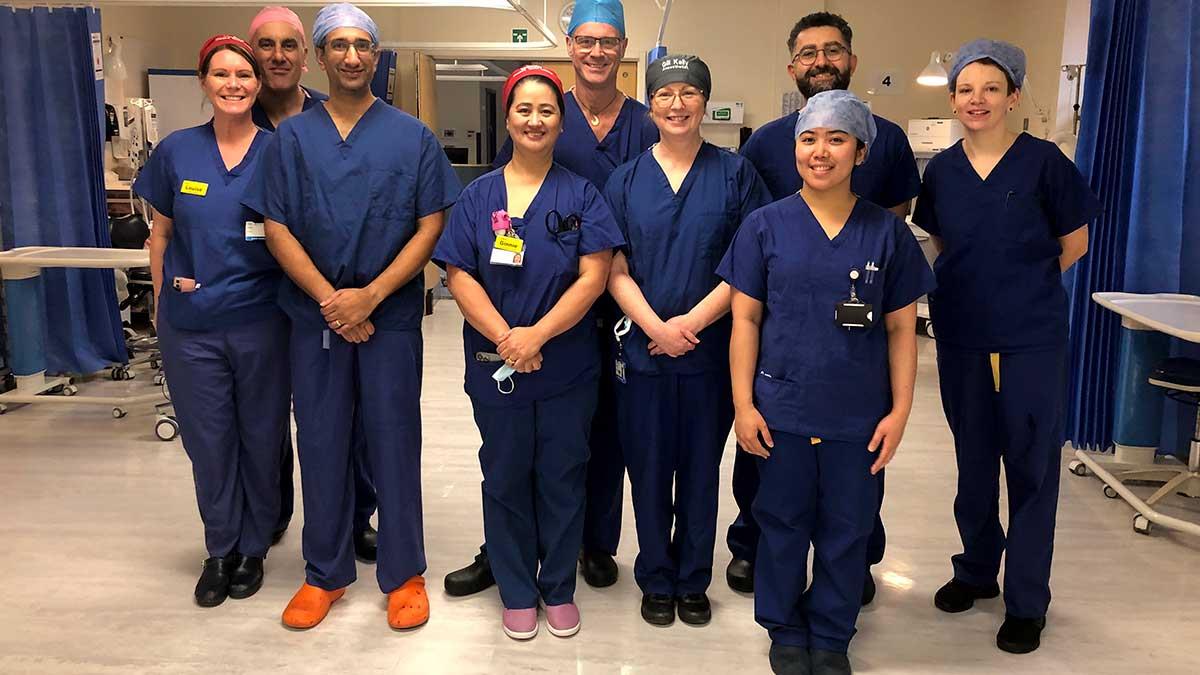 Urology Surgery Team at Solihull Hospital