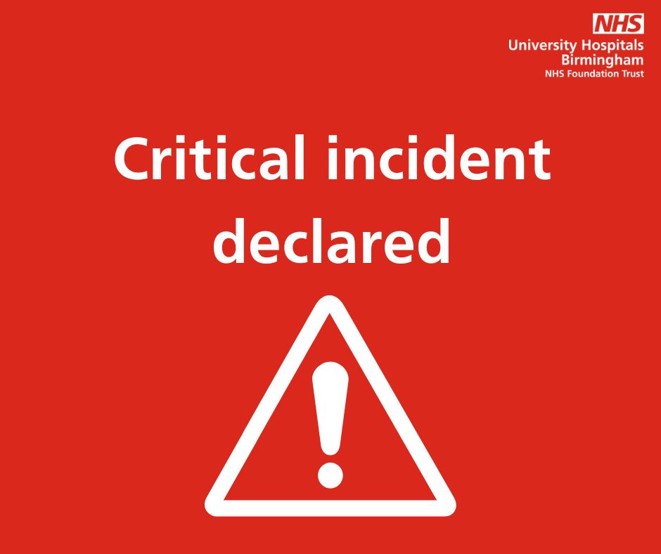 Critical Incident declared due to extreme pressures