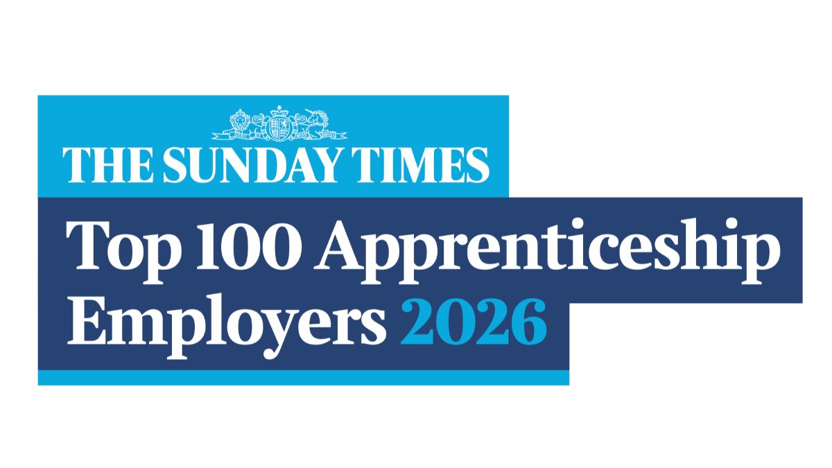 Trust recognised as top apprenticeship employer for third year