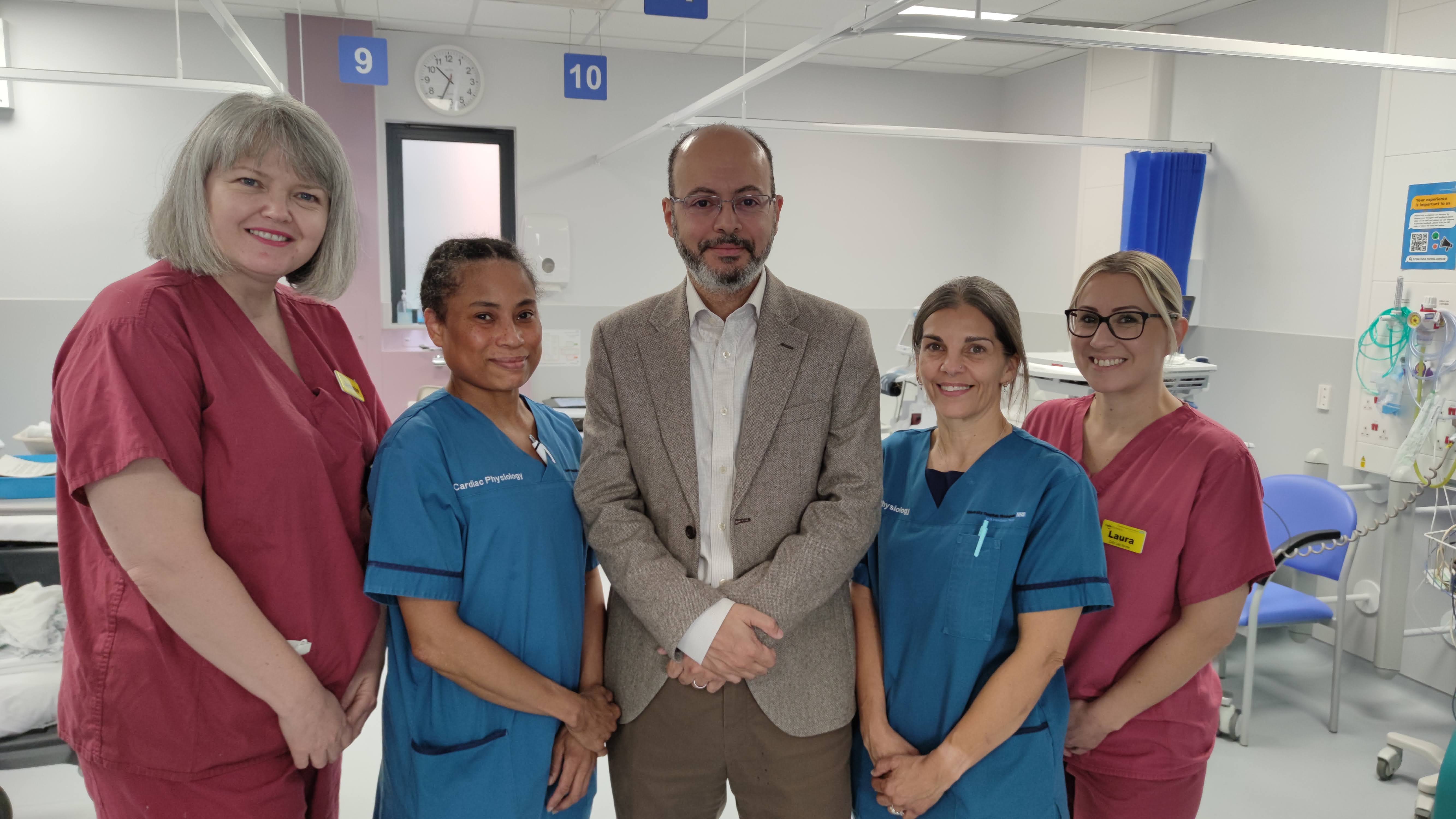 Cardiology team reaches major milestone