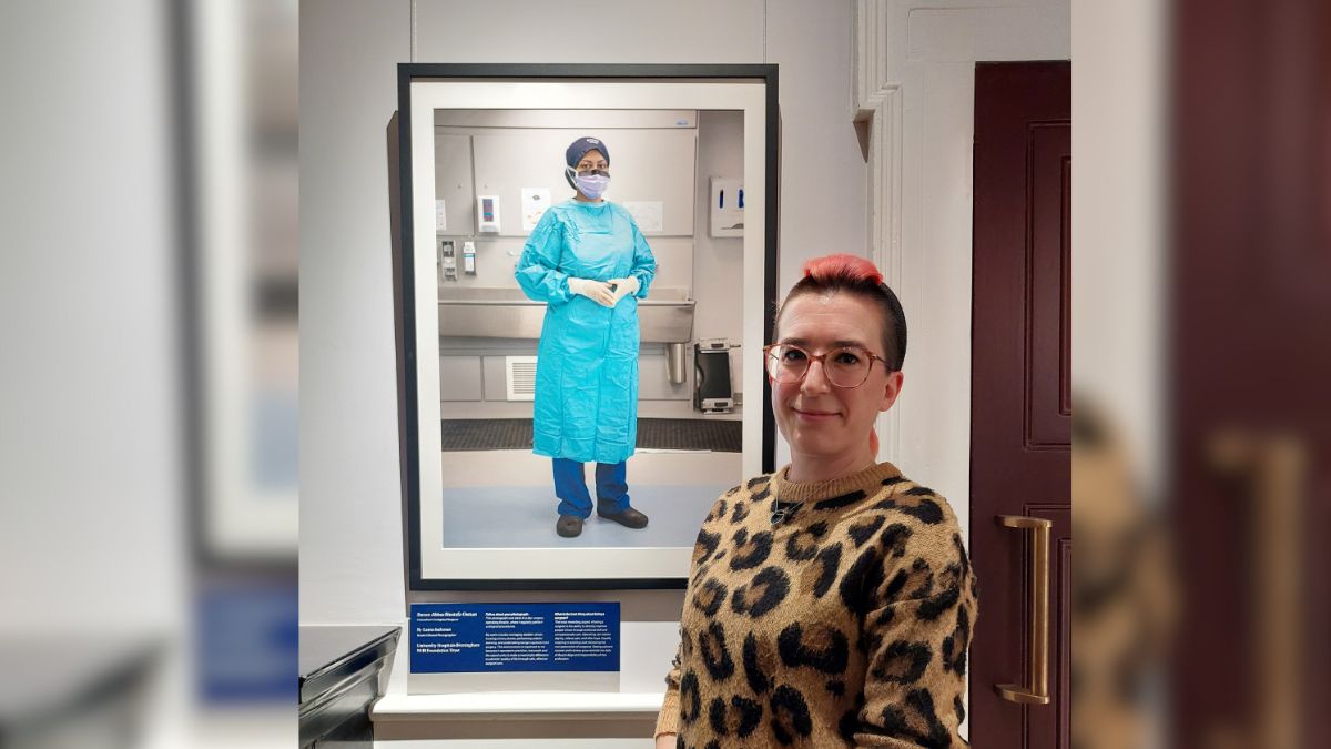 Senior medical photographer captures consultant urologist featured in national portrait exhibition