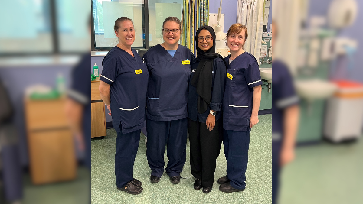 Pictured: Head and neck cancer trial nursing team