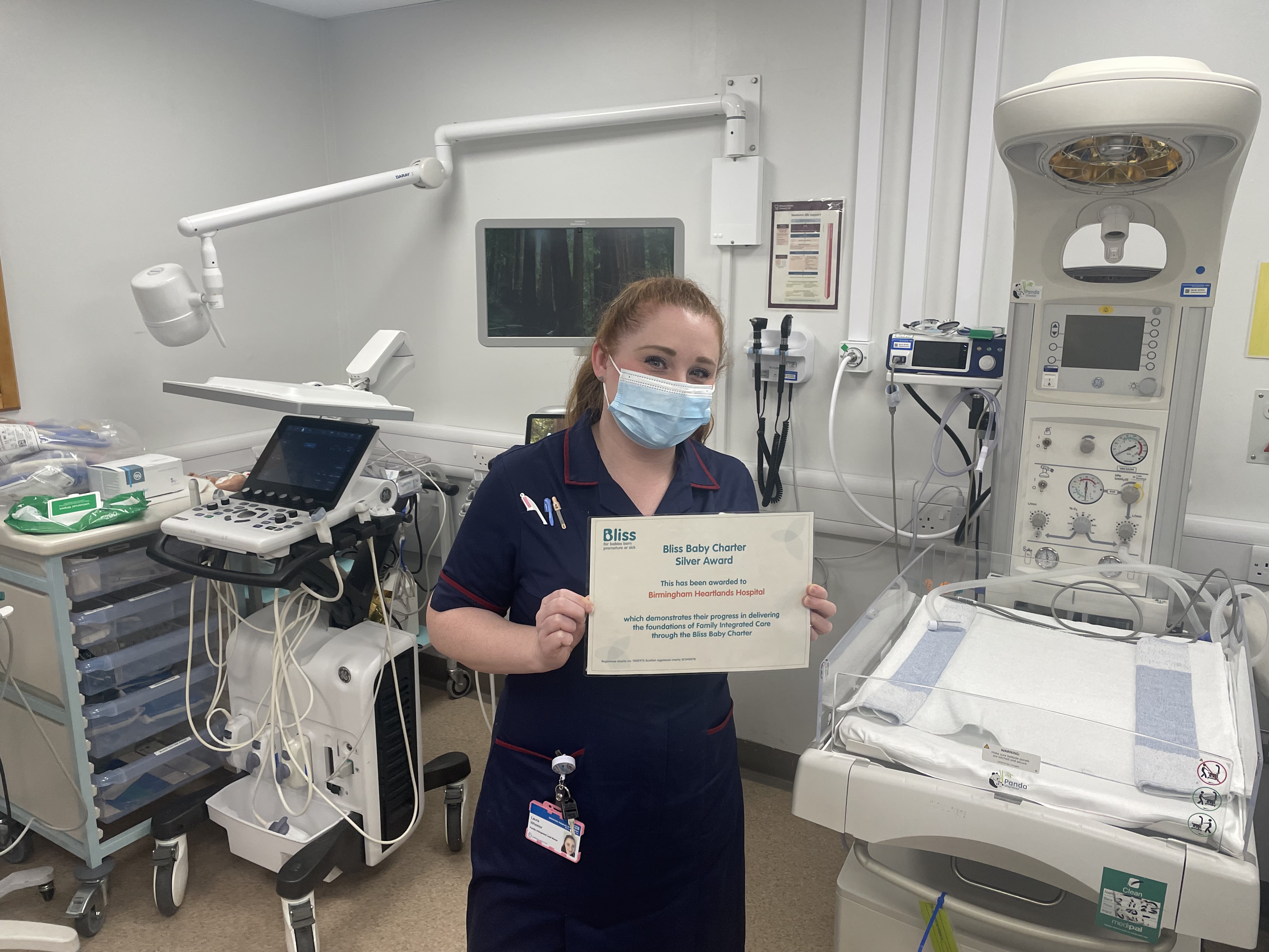 Heartlands Hospital neonatal unit receives prestigious award for care of babies and their families