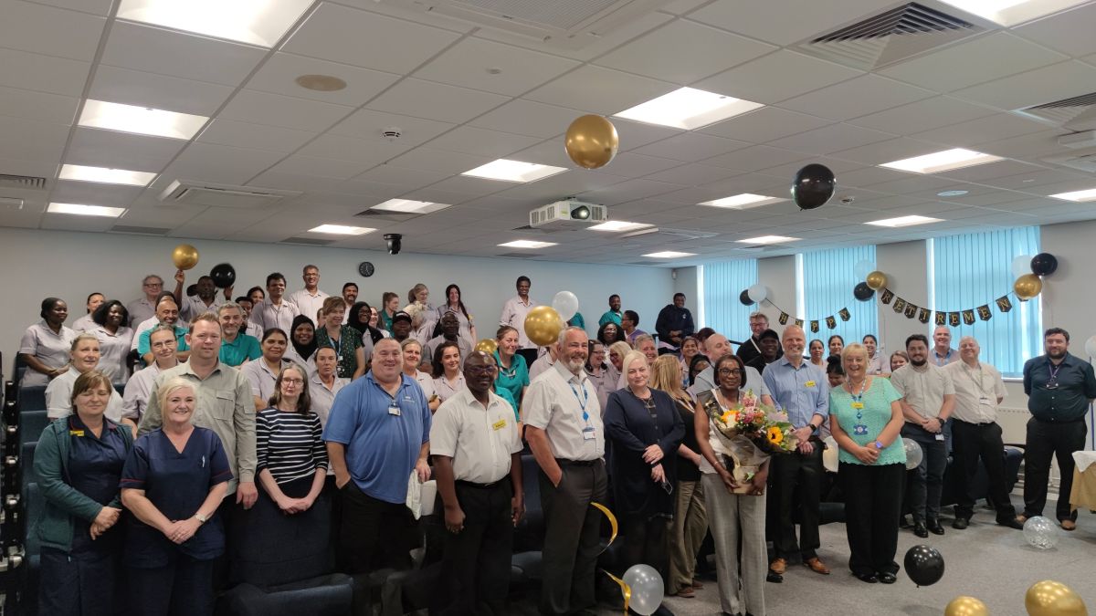 Goodbye to Sandria after 39-year NHS career