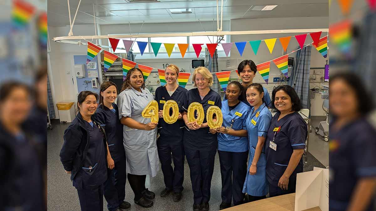 Caring milestone for EPOC unit at Queen Elizabeth Hospital Birmingham
