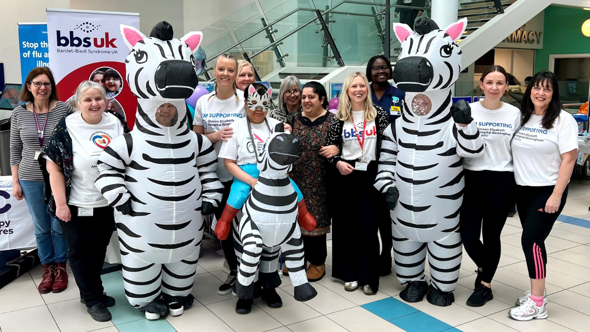 Stripes on show for Rare Disease Day