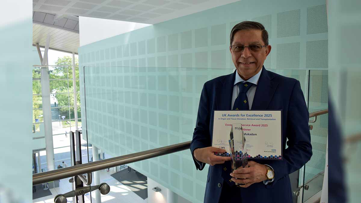 Majid Mukadam receives exceptional service accolade