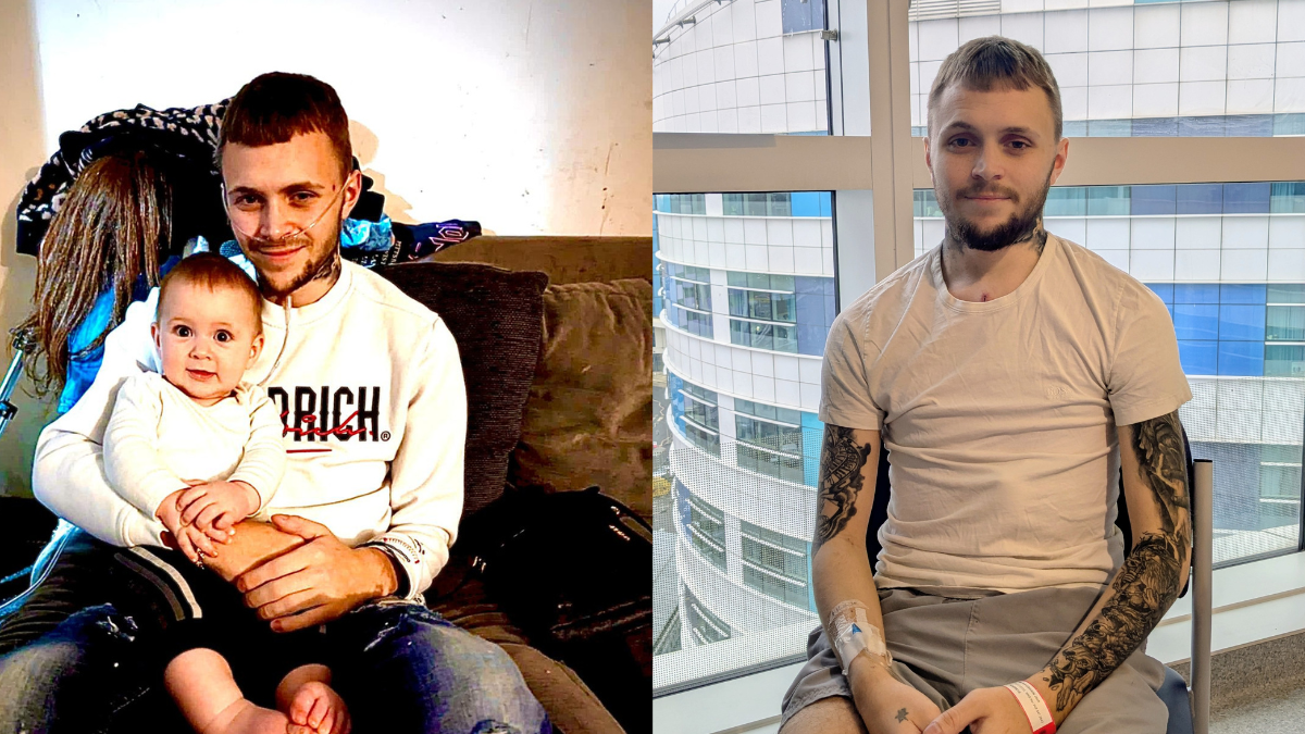 Double transplant patient home in time for new baby girl 