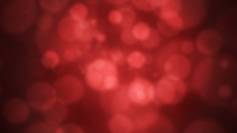 Representation of red blood cells viewed under a microscope